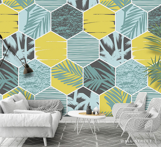 Фотообои в интерьере артикул Geometry 6, GEOMETRY, Wall street Фотообои в интерьере артикул Geometry 6, GEOMETRY, Wall street