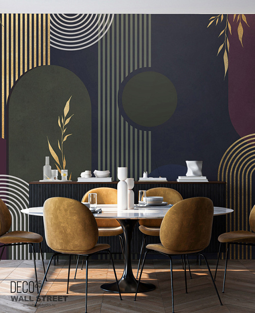 Фотообои в интерьере артикул DECO 25 5, DECO 25, Wall street